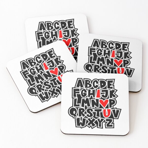 Item preview, Alphabet ABC I Love You designed and sold by PBJArt.