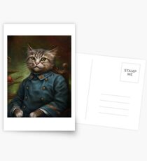 Der Hermitage Court Konditor Lehrling Cat Postkarten