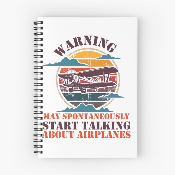 Artikelvorschau, WARNUNG KANN SPONTAN BEGINNEN, ÜBER FLUGZEUGE SONNENUNTERGANG ZU SPRECHEN entworfen und verkauft von HomeCoquette.