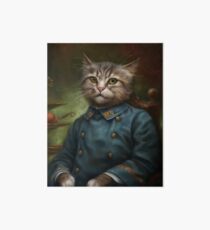 The Hermitage Court Confectioner Apprentice Cat Art Board