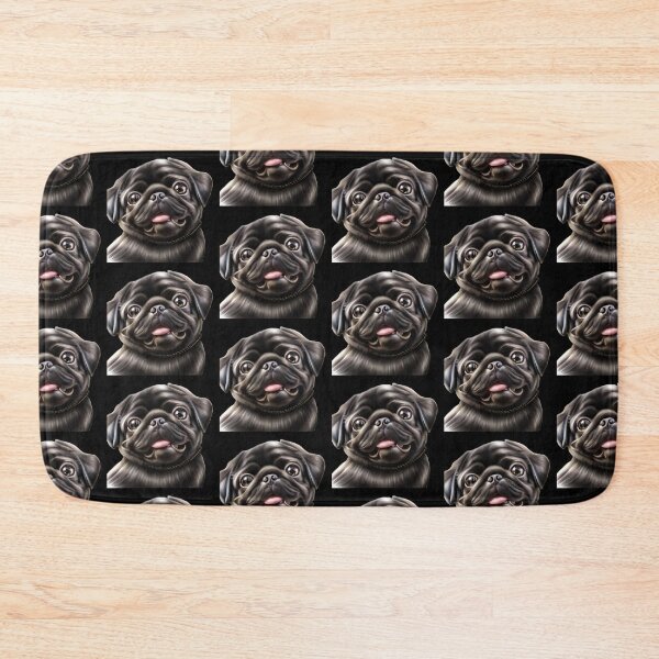 Item preview, Black Pug designed and sold by Fentier.