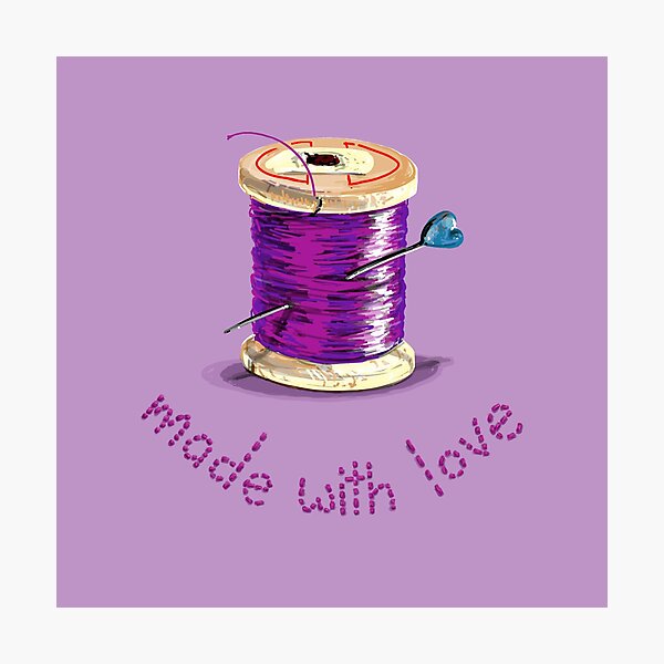 Item preview, Made With Love Needle and Thread designed and sold by ElephantShoe.