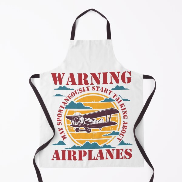 Item preview, WARNING MAY SPONTANEOUSLY START TALKING ABOUT AIRPLANES RETRO SUNSET designed and sold by HomeCoquette.