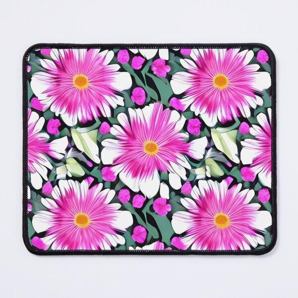 Item preview, Pink daisy flower pattern designed and sold by gramizzia.