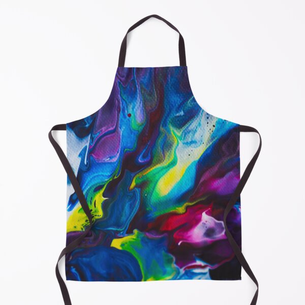 Item preview, Blue Wisps 2 (acrylic Dutch pour) designed and sold by Alane Fideler.