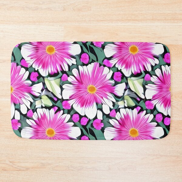 Item preview, Pink daisy flower pattern designed and sold by gramizzia.