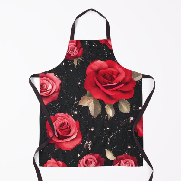 Item preview, Red roses in black marble design designed and sold by angelisart.