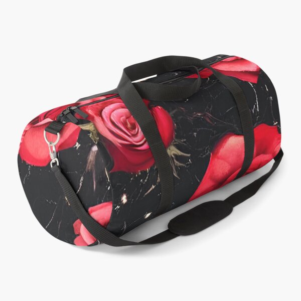 Item preview, Red roses in black marble design designed and sold by angelisart.
