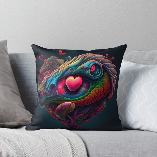 Item preview, Love heart abstract art, psychedelic and trippy designed and sold by GeoffBeattie.