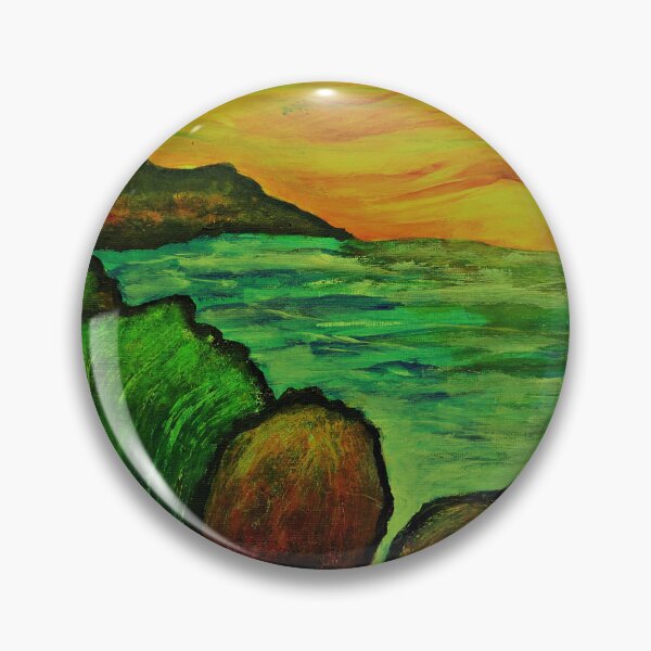 Item preview, Sunset beyond lake designed and sold by George Hutton Hunter.