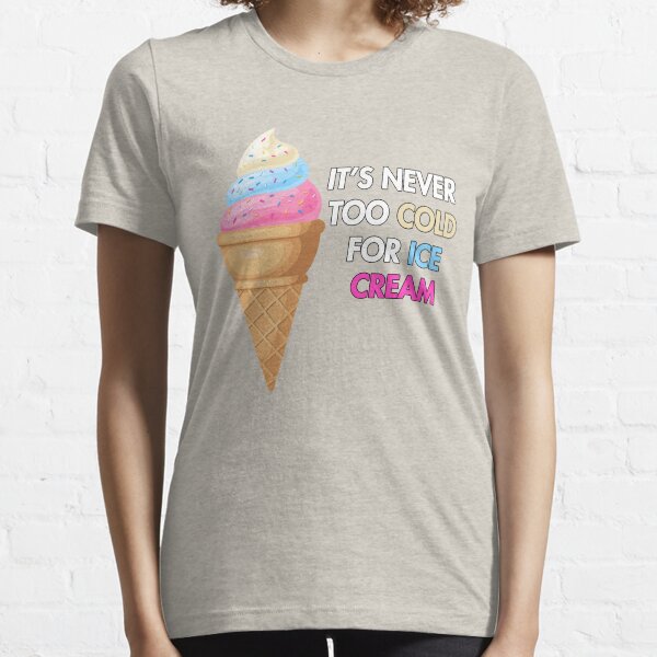 Item preview, It's never too cold for ice cream designed and sold by ZiaPaperina.