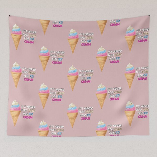 Item preview, It's never too cold for ice cream designed and sold by ZiaPaperina.