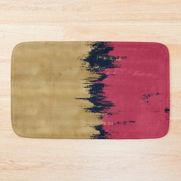 Item preview, Modern Abstract Gold Viva Magenta Brushstrokes designed and sold by InovArtS.