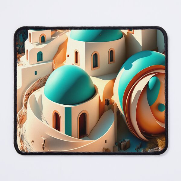Item preview, Santorini Greece Abstract designed and sold by BoukdeRoeck.
