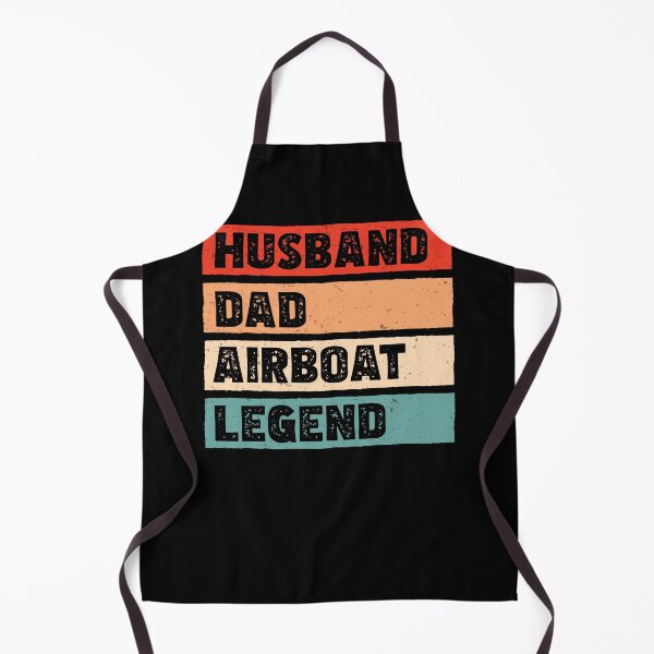 Item preview, Husband Dad Retro Vintage Airboating Legend Airboat Captain designed and sold by StrongShirts.