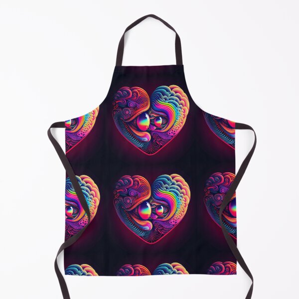 Item preview, Love heart ,dreamy abstract art, psychedelic and trippy love designed and sold by GeoffBeattie.