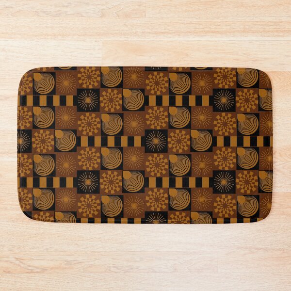 Item preview, Life Is Pain Au Dark Chocolate Abstract Tiles pattern designed and sold by Swagmode.