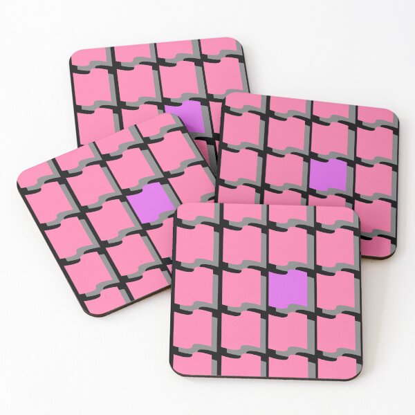 Item preview, Pink Wavy Boxes designed and sold by cynthiastar.