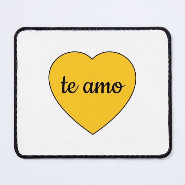 Item preview, I love you in Spanish - Te amo - Heart Corazon designed and sold by Inspirationmotivation.