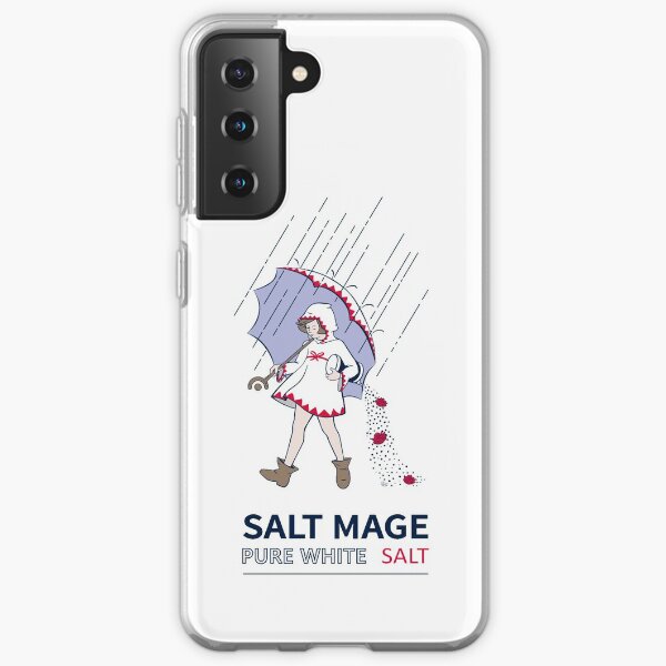 Pure White Salt Mage - Light Backgrounds Samsung Galaxy Soft Case