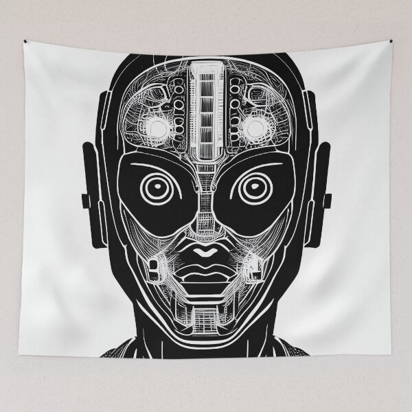 Item preview, Delta android portrait designed and sold by Kamiri.