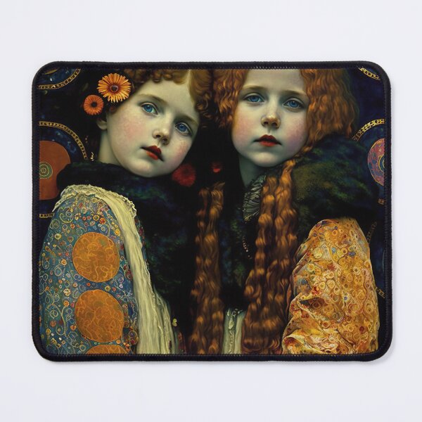 Item preview, Two Little Red haired Girls  designed and sold by Susan  Gallagher.