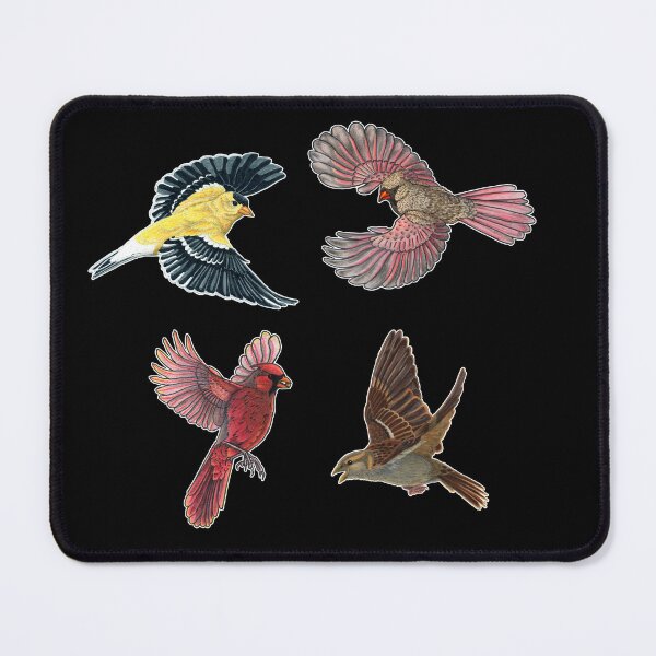 Item preview, Garden birds in flight designed and sold by myrsbytes.