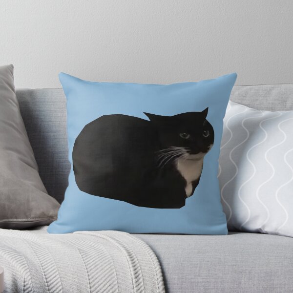 Maxwell the Cat Throw Pillow