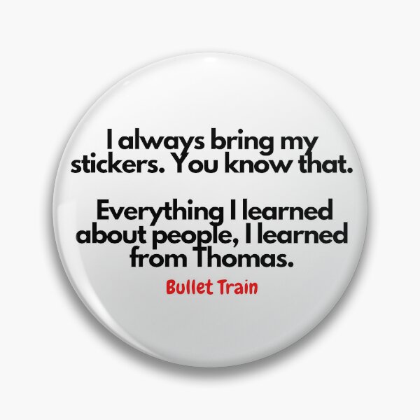 Item preview, Bullet Train quotes designed and sold by Rileyjoel2003.
