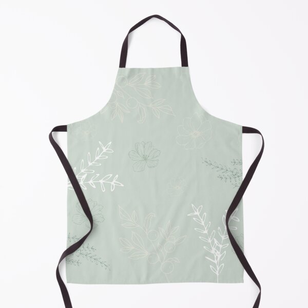 Item preview, Sage Green Leafy Pattern designed and sold by Sophie Lukasik.