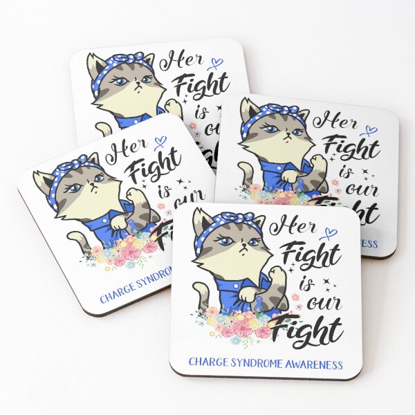 Item preview, Charge Syndrome Awareness - Her Fight is our Fight designed and sold by RekaJoJo.