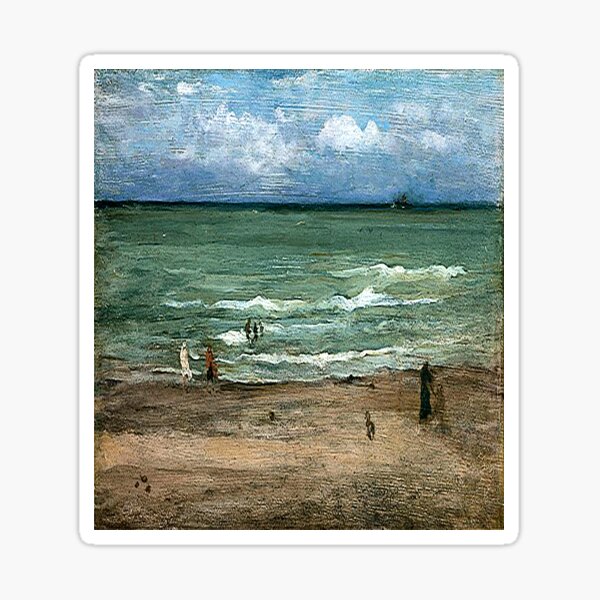 James Abbott McNeill Whistler The Sea Pourville 1899 1 Sticker