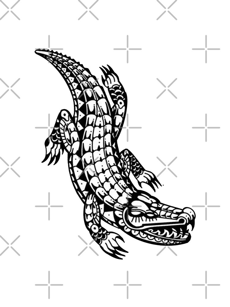 Buy Minimalist Crocodile set of 2 Crocodile Temporary Tattoo  Online in  India  Etsy