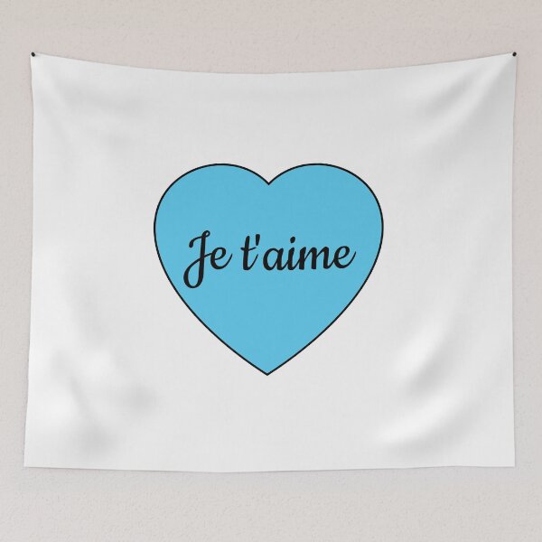 Item preview, Je T'aime - I love you in French - Happy Valentines Day designed and sold by Inspirationmotivation.