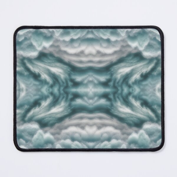 Item preview, Light Teal Gray Clouds Seamless Pattern designed and sold by Reconocer.