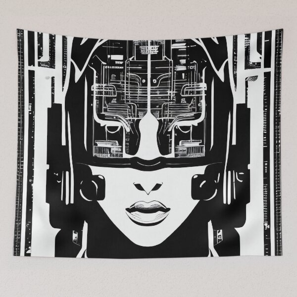 Item preview, Epsilon android portrait designed and sold by Kamiri.