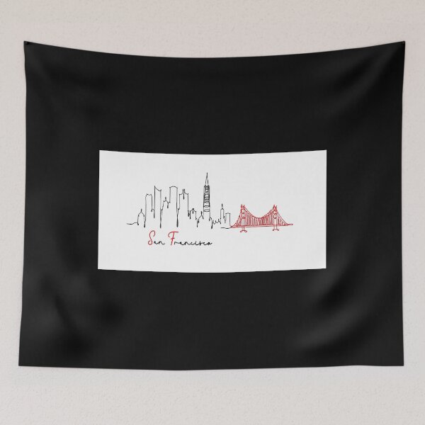 Item preview, Line Drawing Silhouette: San Francisco designed and sold by mturns57.