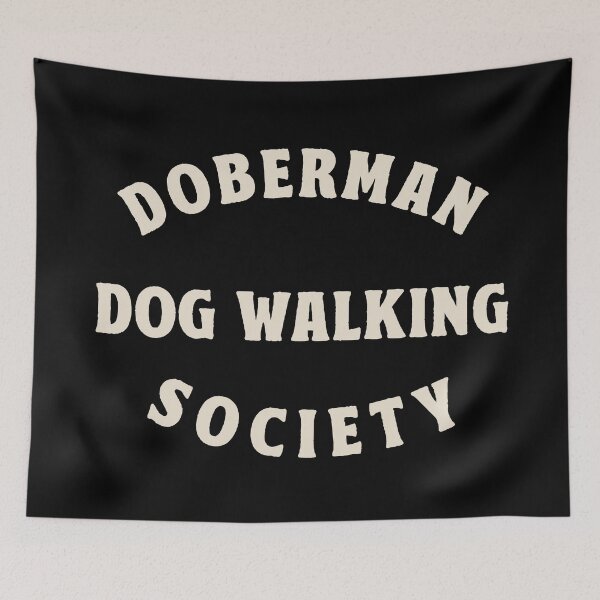 Item preview, Doberman Dog Walking Society Dog Lover Gift designed and sold by TonySpencer.