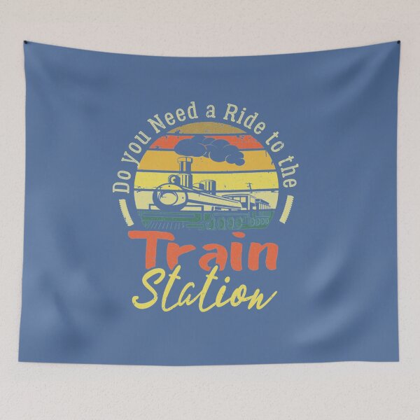 Item preview, Funny Retro Vintage Style Do You Need a Ride To The train designed and sold by KarsonLindgren.