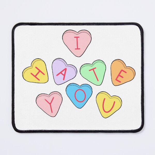 Item preview, I hate you candy hearts  designed and sold by Nunsketchy.