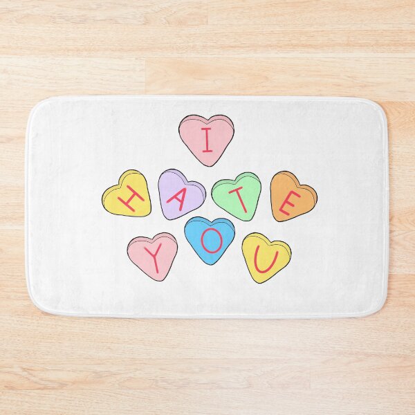 Item preview, I hate you candy hearts  designed and sold by Nunsketchy.
