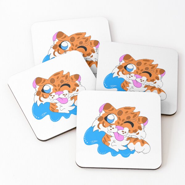 Item preview, Happy Tiger designed and sold by PawsAnJaws.