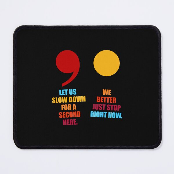 Item preview, GRAMMAR POLICE FUNNY COMMA AND PERIOD designed and sold by Cr1sV.