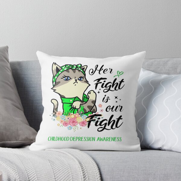 Item preview, Childhood Depression Awareness - Her Fight is our Fight designed and sold by RekaJoJo.