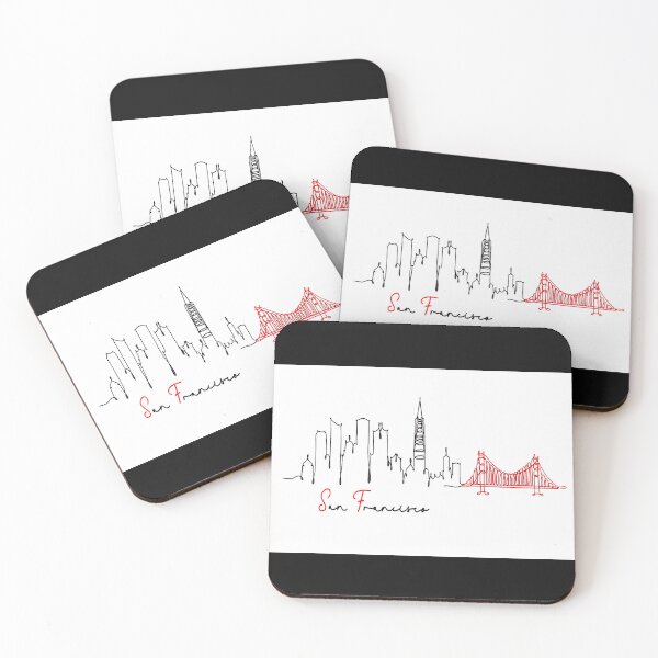 Item preview, Line Drawing Silhouette: San Francisco designed and sold by mturns57.
