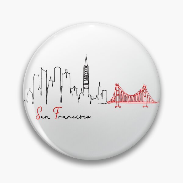 Item preview, Line Drawing Silhouette: San Francisco designed and sold by mturns57.