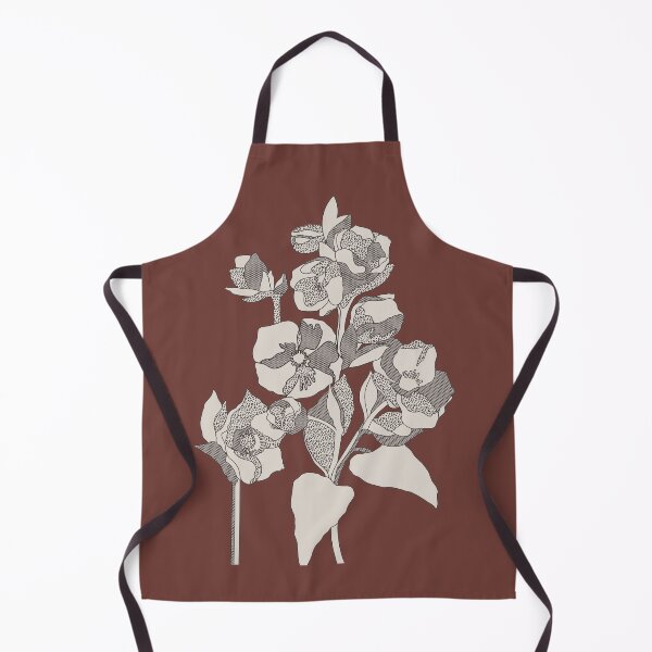 Item preview, Hellebores flowers Illustration designed and sold by SvirenLisa.