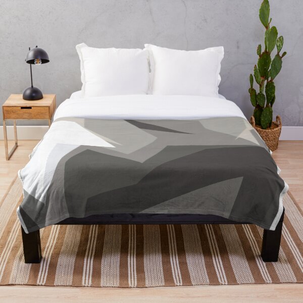 Item preview, Geometric Abstract in White and Almond designed and sold by Righan Wallace.