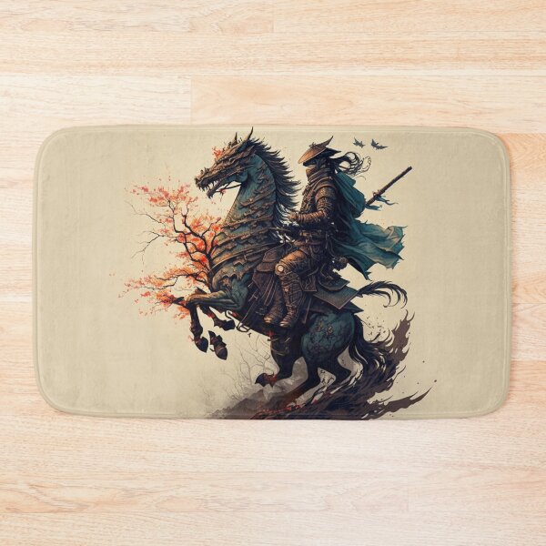 Item preview, samurai riding dragon designed and sold by sammgdesign.