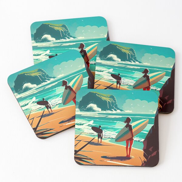 Item preview, A summer surf session in Basque Country, France designed and sold by jrmzer.